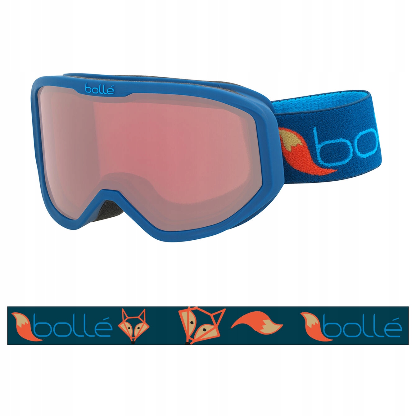 861 Dziecięce Gogle Narciarskie Bollé Inuk Anti-fog Cat2 3-6lat