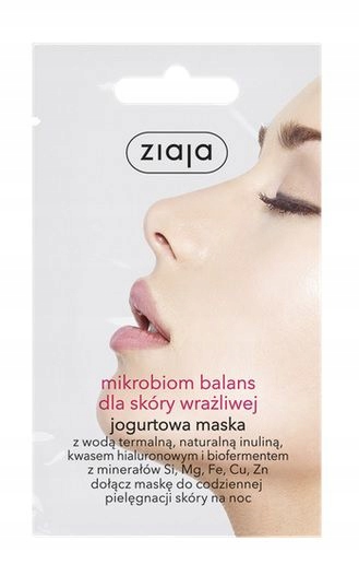 

Ziaja Mikrobiom Balans Maska Skóra Wrażliwa Inulin