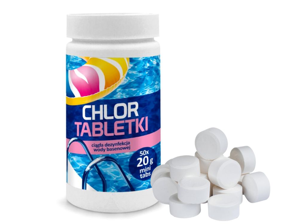 

Chlor Tabletki Mini 20g Chemia Basenowa 1kg Gamix