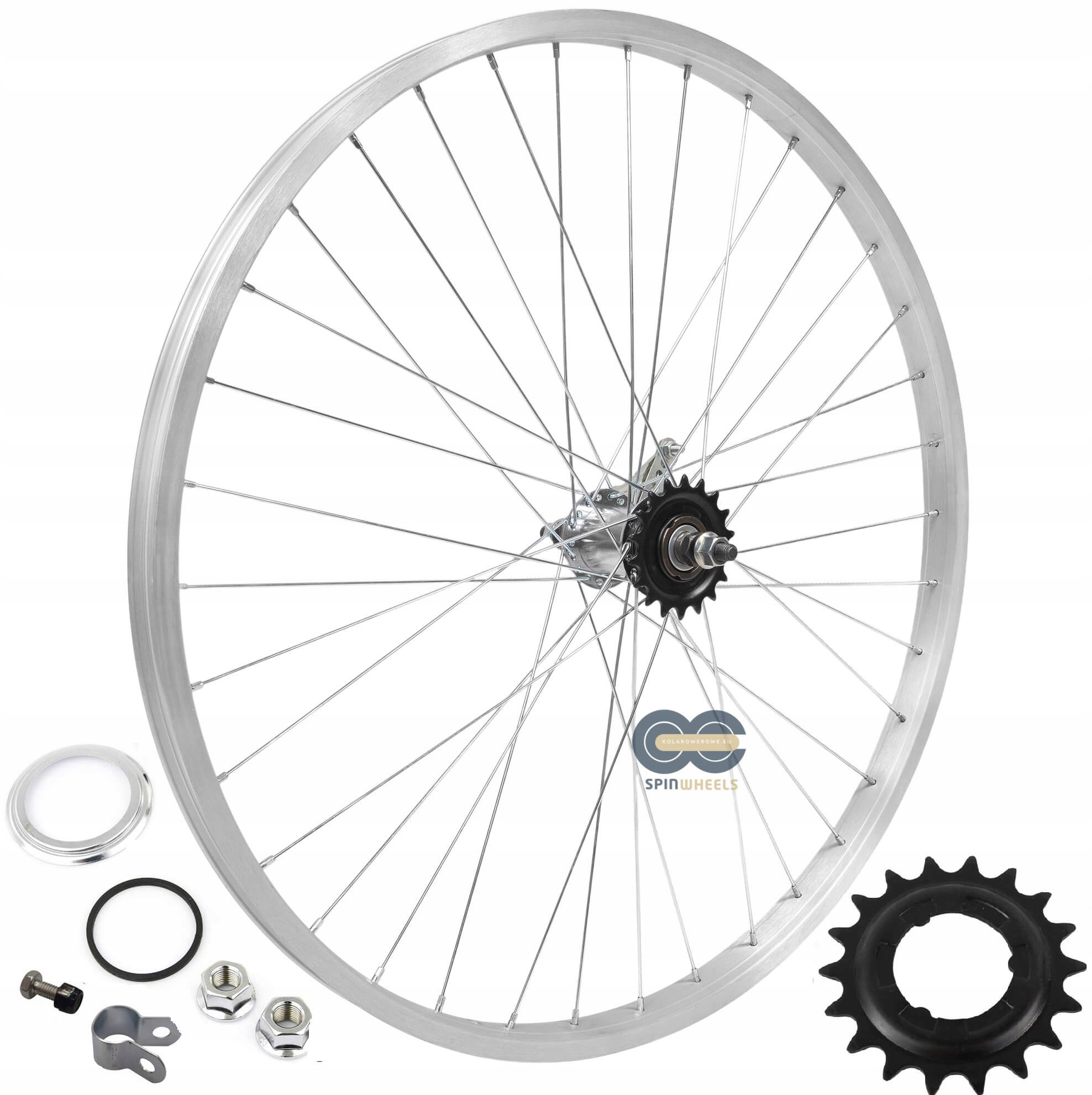 Kompletní zadní kolo na kolo Torpedo 28 palců, hliník