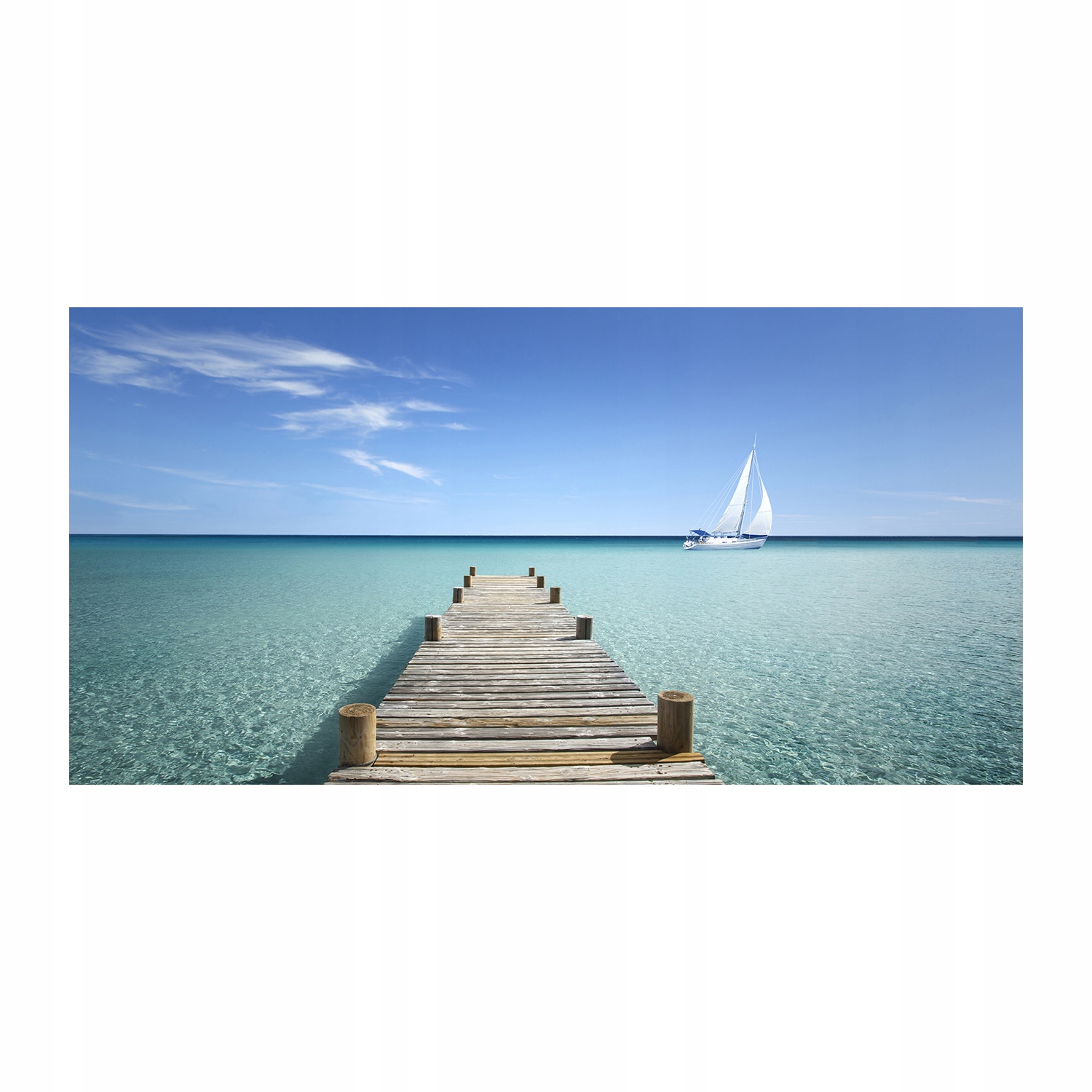 

Foto obraz akryl zdjęcie Drewniane molo 120X60 cm