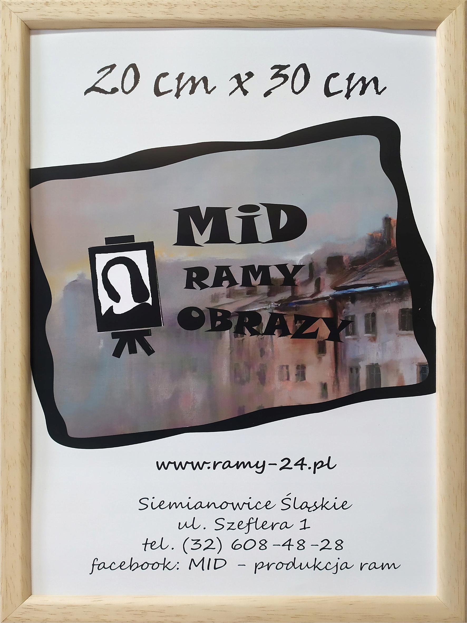 

MID Ramka Foto 20X30 Drewno Egzotyk 15 MM