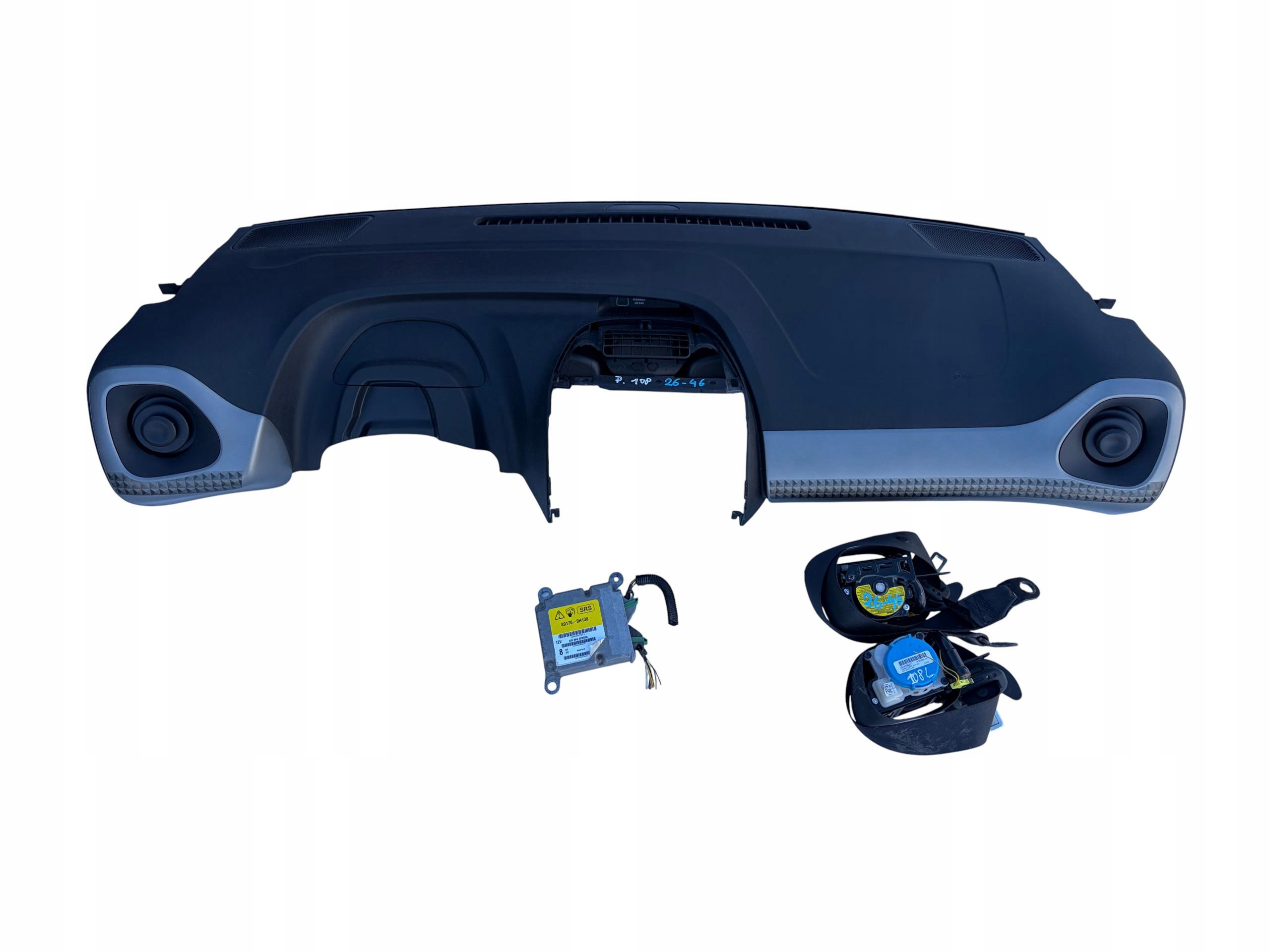 dashboard console airbag airbag tension belts SENSOR PEUGEOT 108 2014-2022