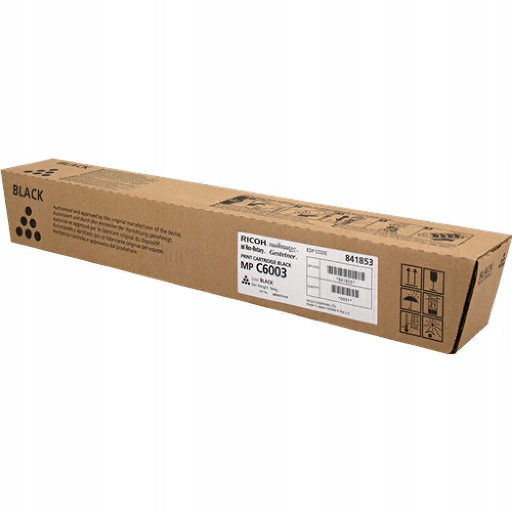 Toner Ricoh Mp C6003 841853 33 tisíc. Originál černý MPC6003 c4503 c5503