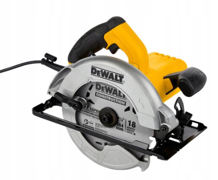 Pilarka Tarczowa Ręczna Do Drewna 190MM 1500W Mocna Sieciowa Dewalt