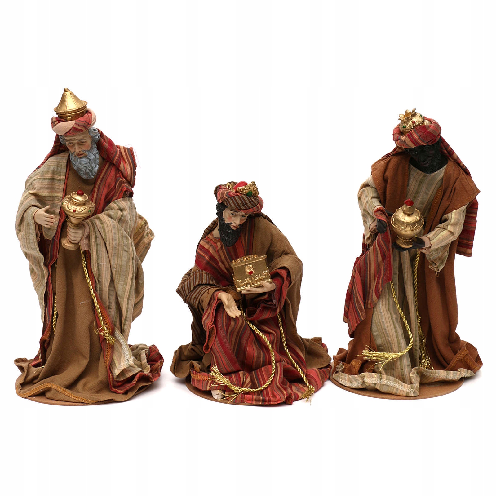 Figurky Do Vianočného Betlehemu Traja Králi Oblečenie Z Materiálu 30 CM