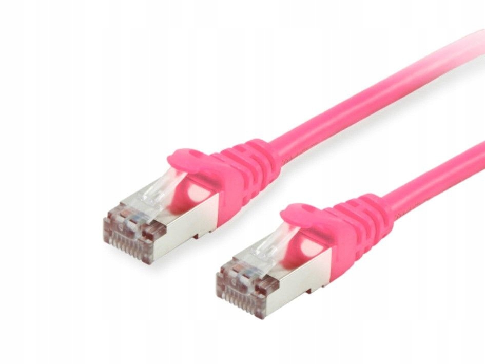 Equip 605584 kabel sieciowy 5 m Cat6 S/FTP (S-STP) Różowy