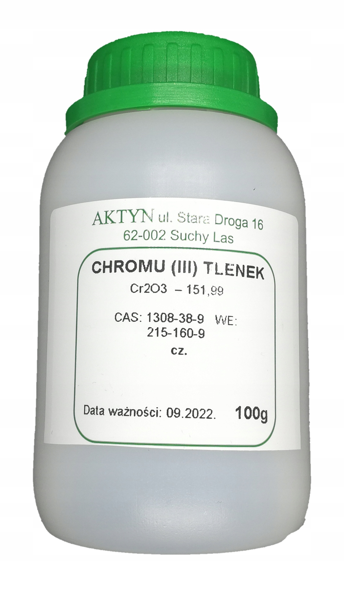 

Tlenek Chromu (III) (zielony) 100g.