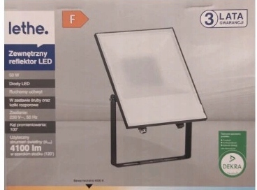 Lethe zewnętrzny reflektor LED 4100 lm 50 W