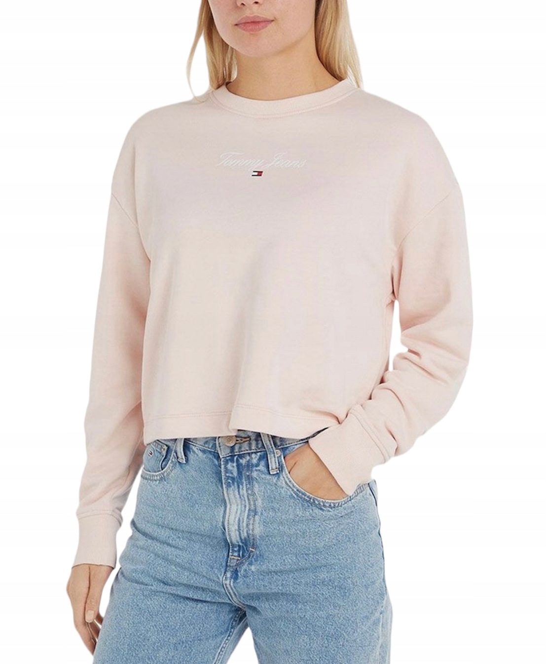 Tommy Jeans bluza damska DW0DW16140 różowa Xs