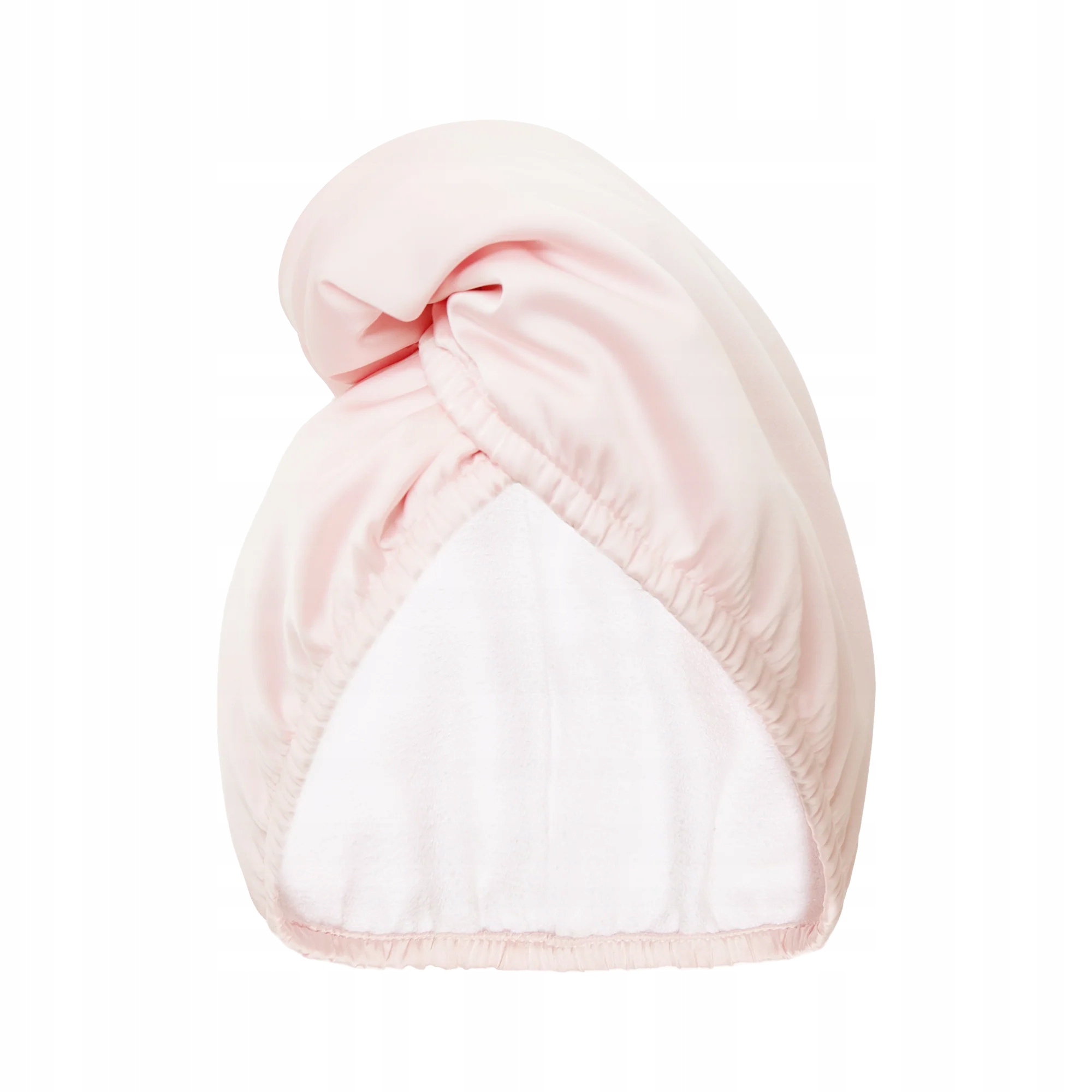 Glov Turban do włosów, dwustronny mikrofibra, satyna, różowy