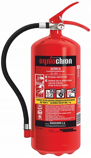 

Ogniochron Gaśnica Proszkowa 6KG GP-6x Abc Bhp