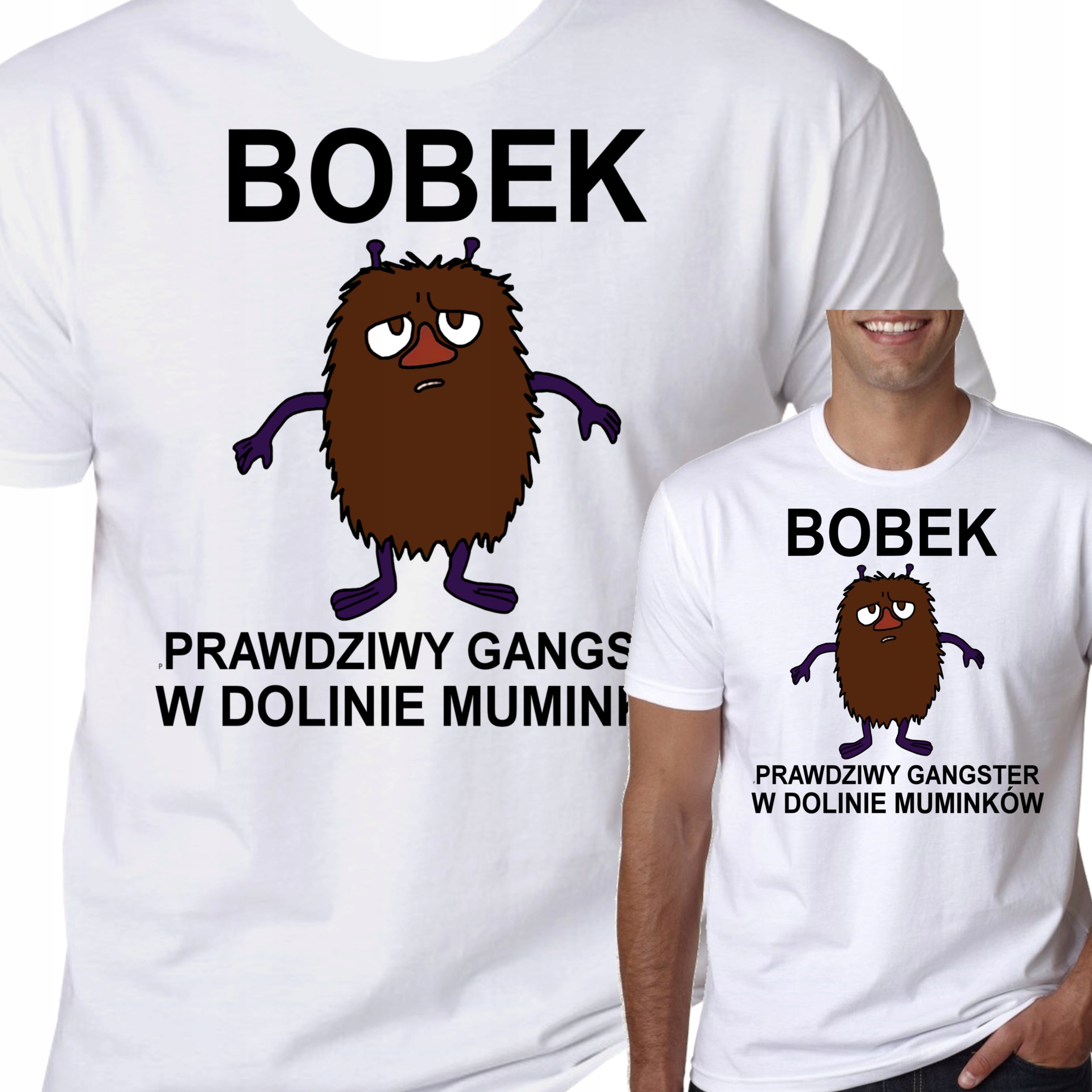 

Koszulka Męska Muminki Bobek Włóczykij M 3054