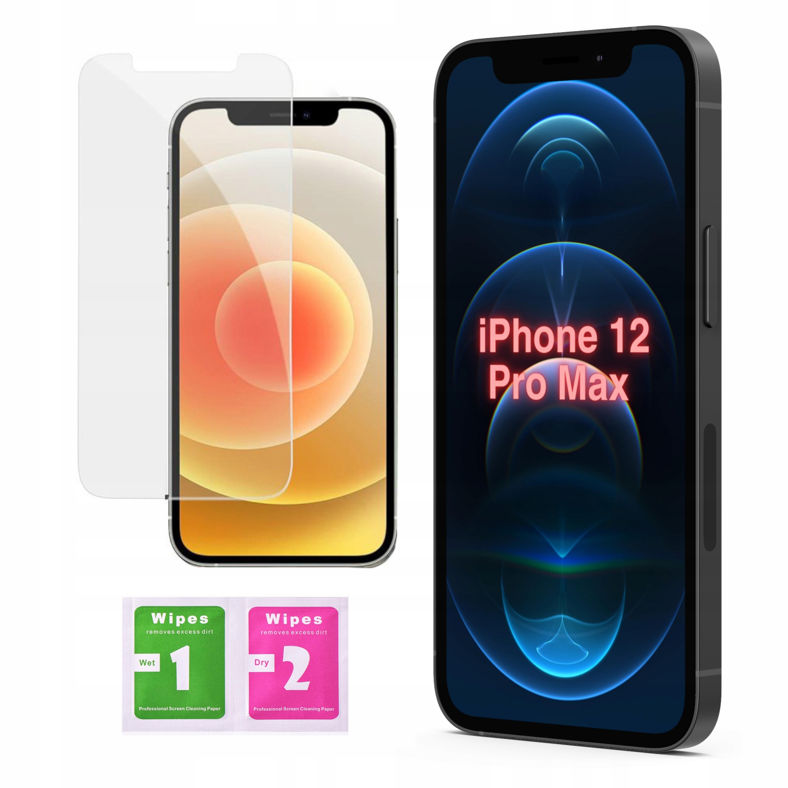 

Szkło Hartowane 9H Szybka do iPhone 12 Pro Max