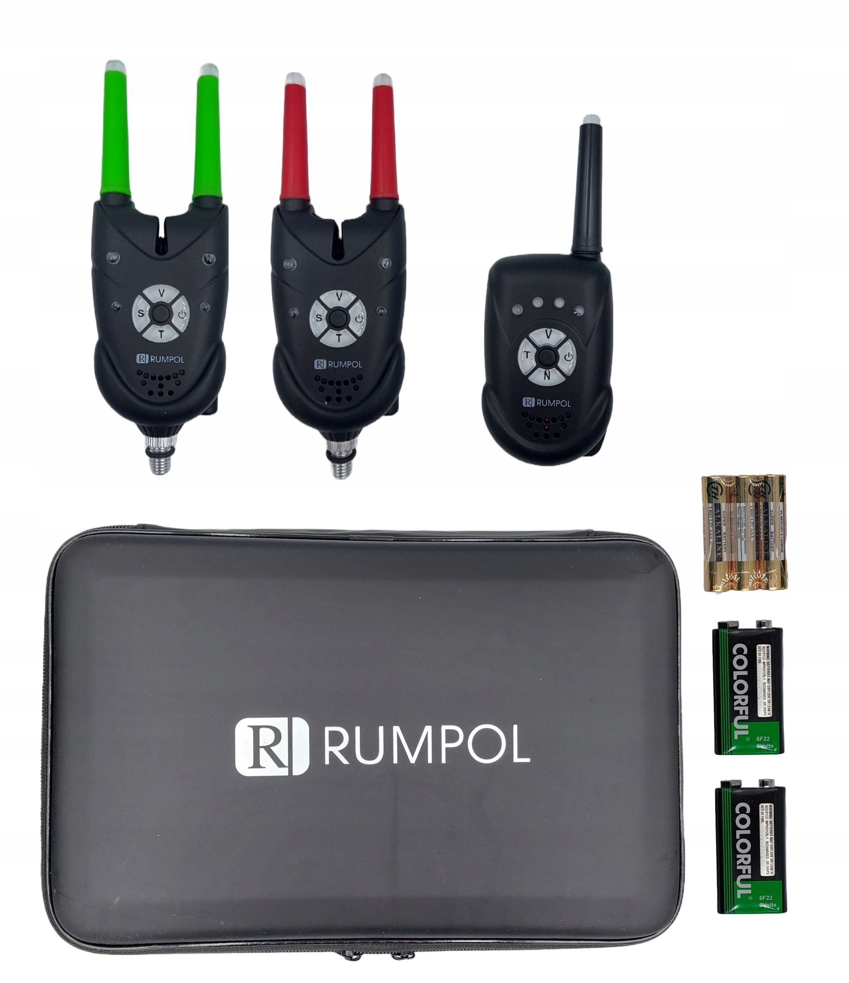 Zestaw 2x Sygnalizator Brań Centralka Czujnik