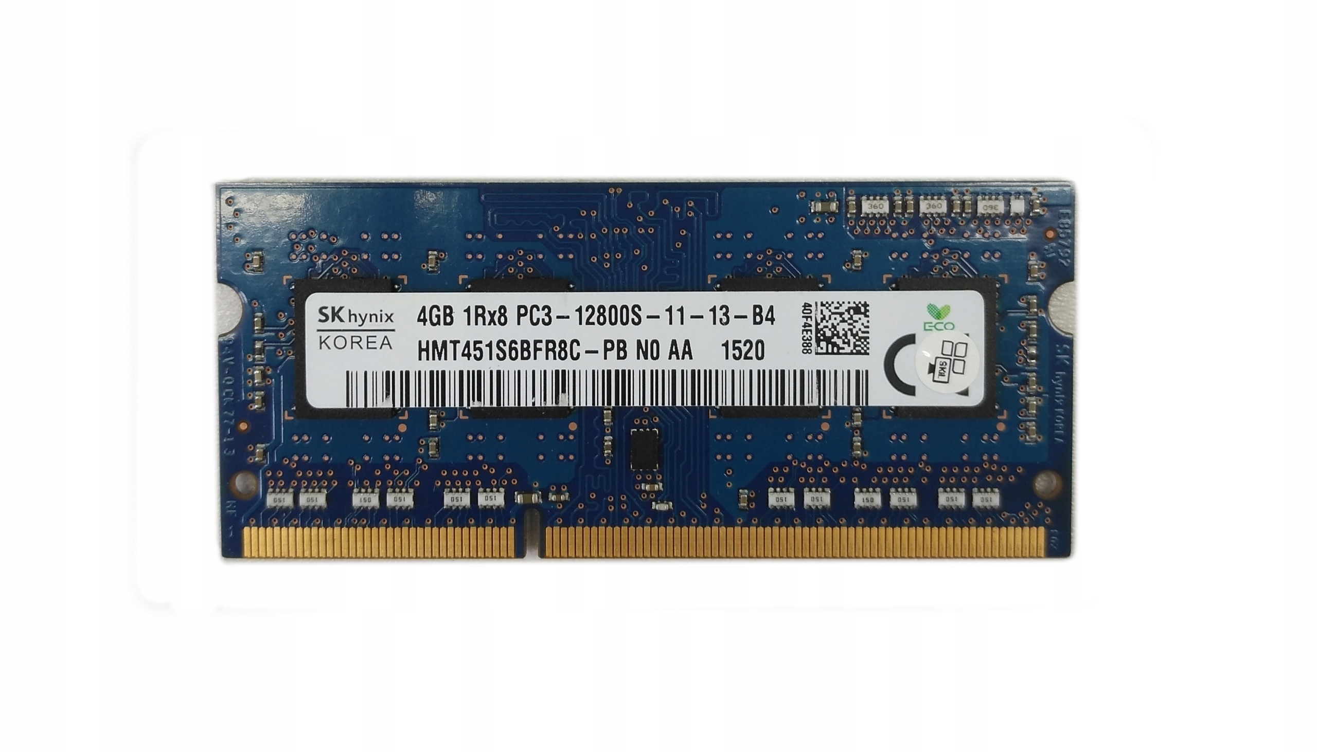 

Sk Hynix Ram DDR3 4GB|1x4GB|1600MHz PC3-12800S