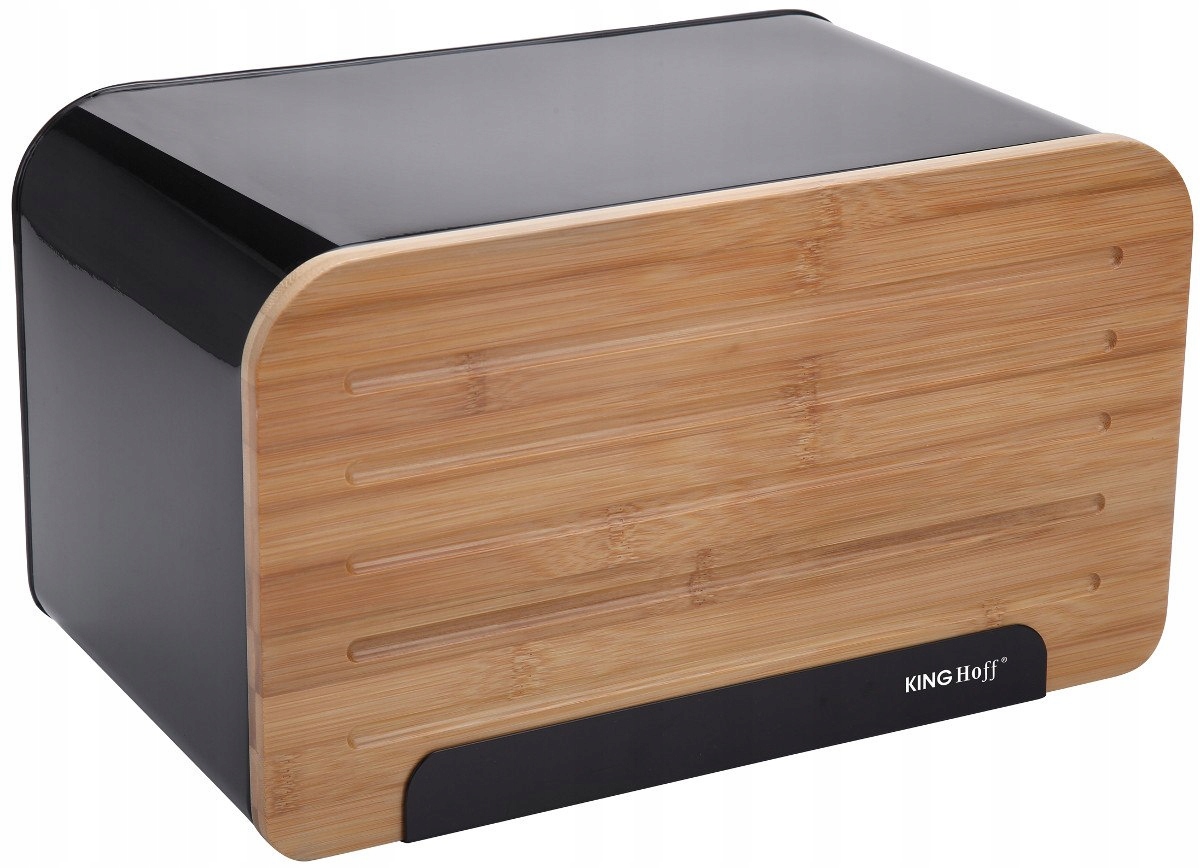 Ocelový Chlebník S Krájecím Prkénkem Kinghoff KH-1071