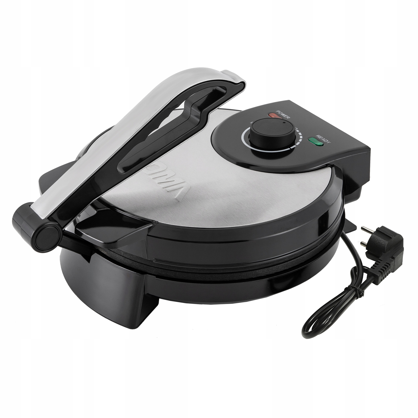 Nowa naleśnikarka - srebrno-czarna Stan opakowania oryginalne