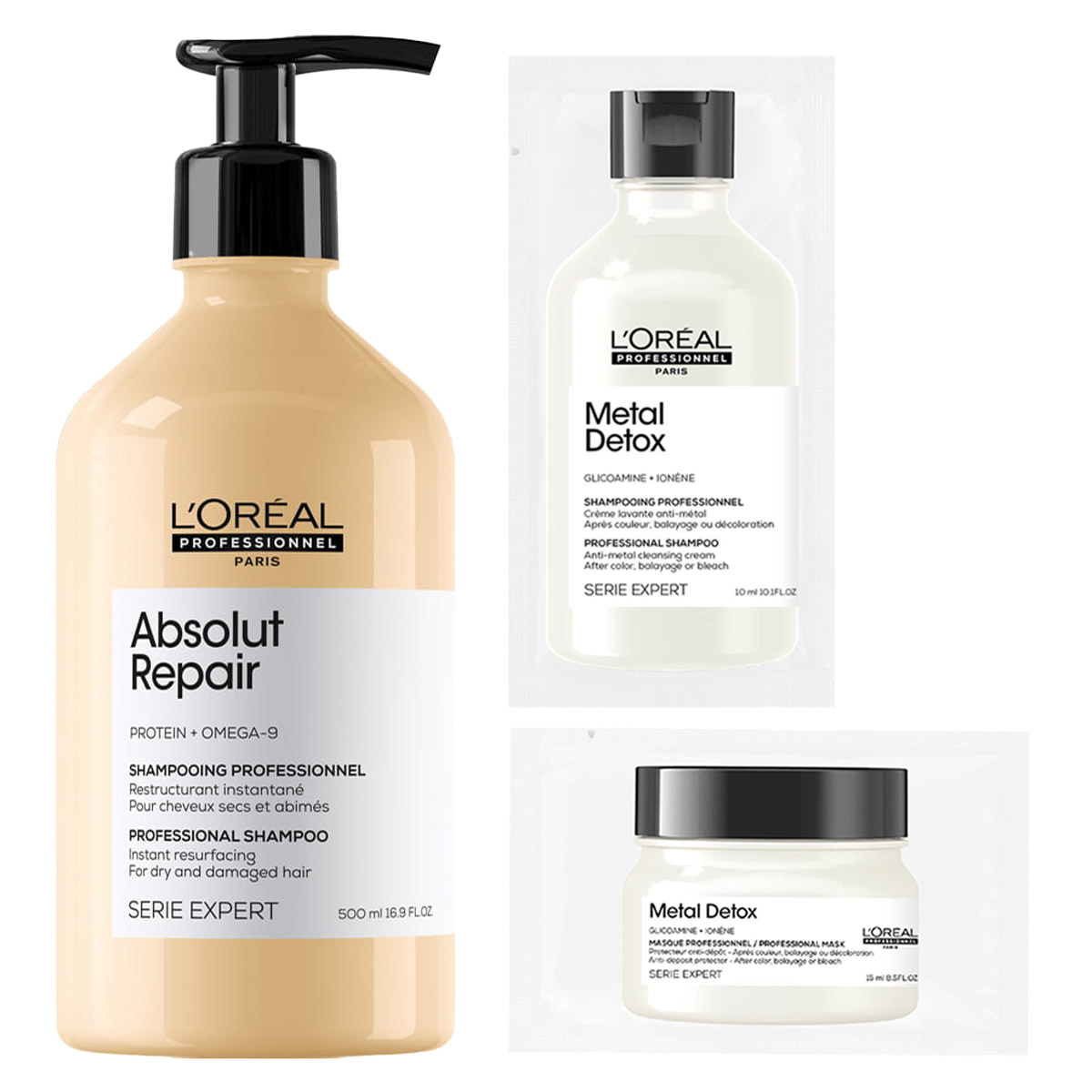 Loreal Absolut Repair szampon regenerujący włosy zniszczone 500ml