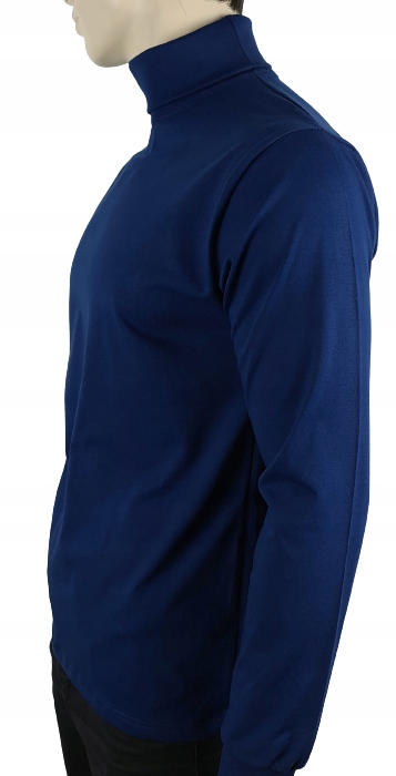 Golf bawełna PRODUKT POLSKI niebieski M Model GOLD