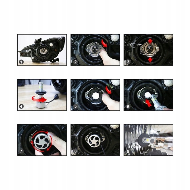 MINI ŻARÓWKI LED H7 XSTORM CPS1860 20000LM CAN IDEALNE ODCIĘCIE Temperatura barwowa 6000 K