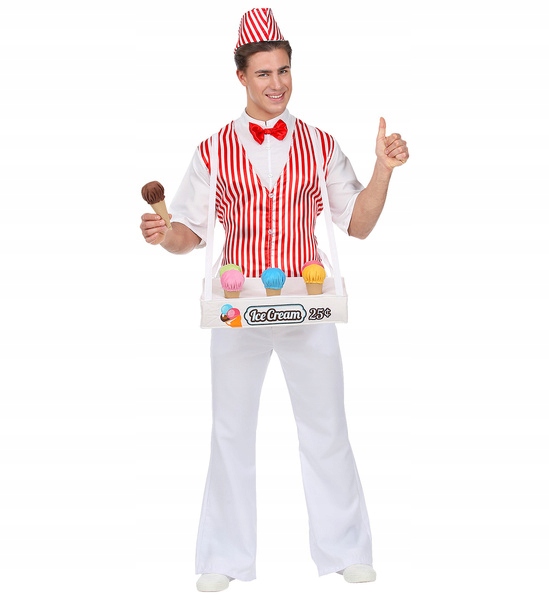 Kostým Pan Zmrzlinář Retro XL
