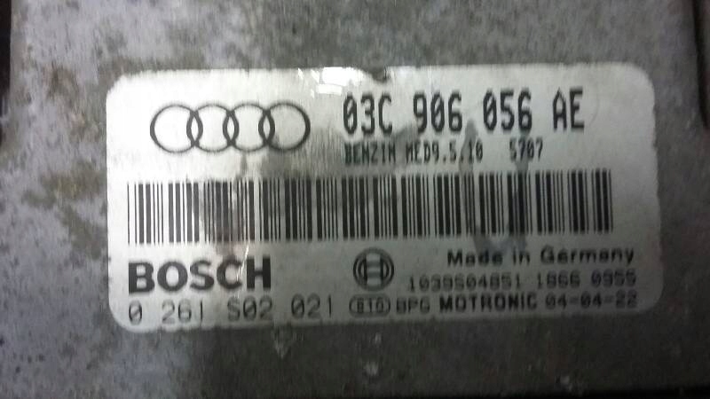 computer 03C906056AE 1.6 fsi AUDI A3 02