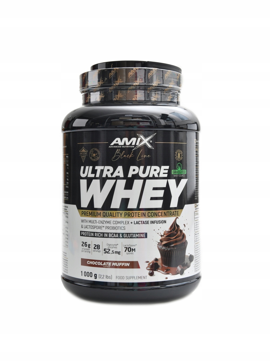 Amix Black line Ultra pure whey 1000 g chocolate muffin