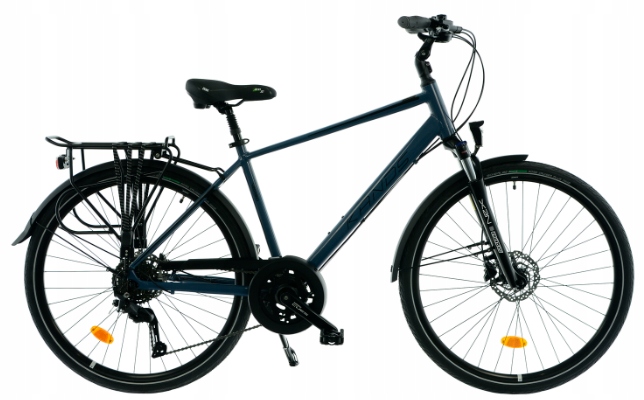 Rower trekkingowy Kands 28 Verso V2 ciemnoniebieski połysk