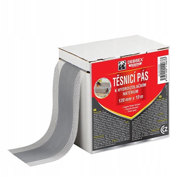 Těsnicí pás Profi 120 mm, délka 50 m 50 m šedá