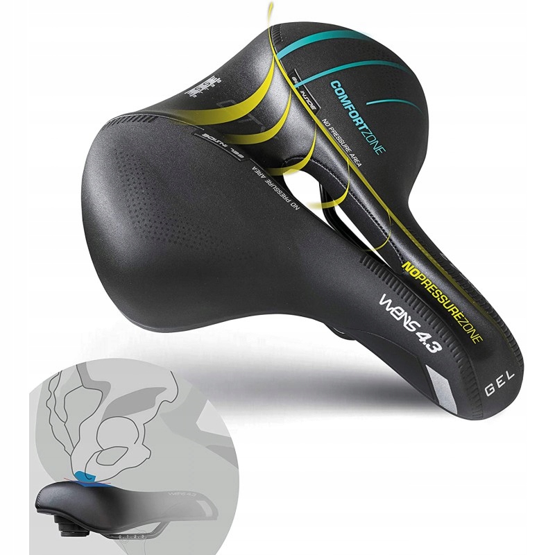 Siodło rowerowe, żelowe Wens 4.3