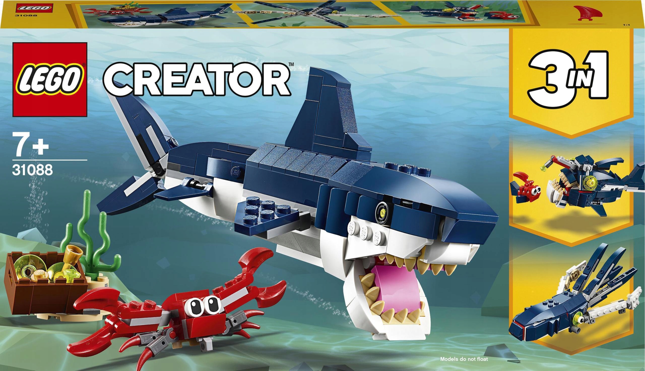 

Lego Creator Morskie stworzenia 3w1 31088