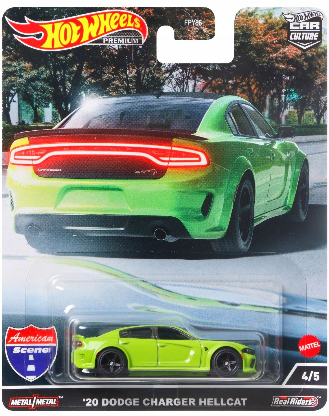 

Hot Wheels Premium '20 Charger Hellcat HCK04 FPY86