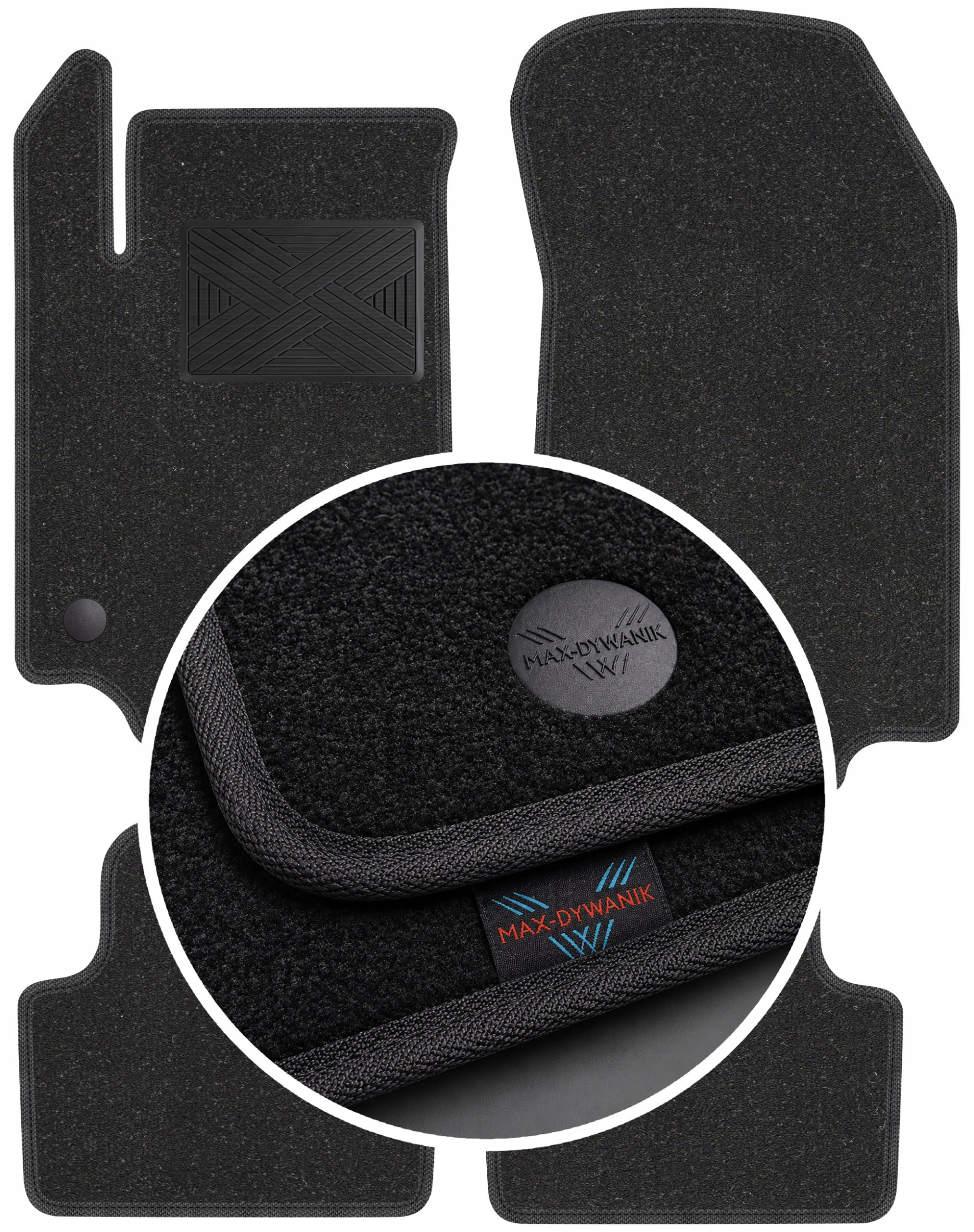 Jeep Avenger od roku 2023. Koberce do auta Perl-Line 12 mm