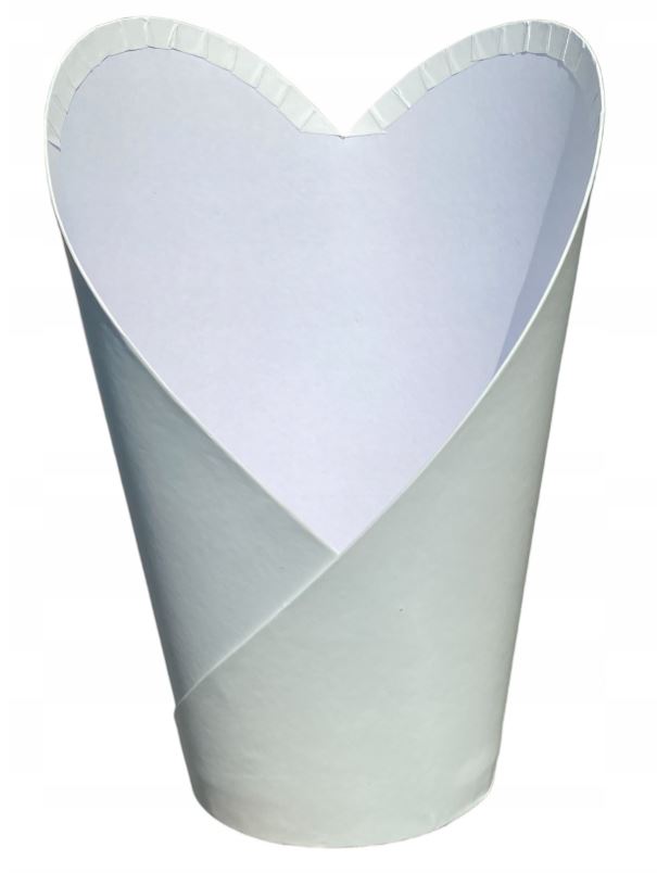 FLOWERBOX pudełko na kwiaty SERCE białe WESELE