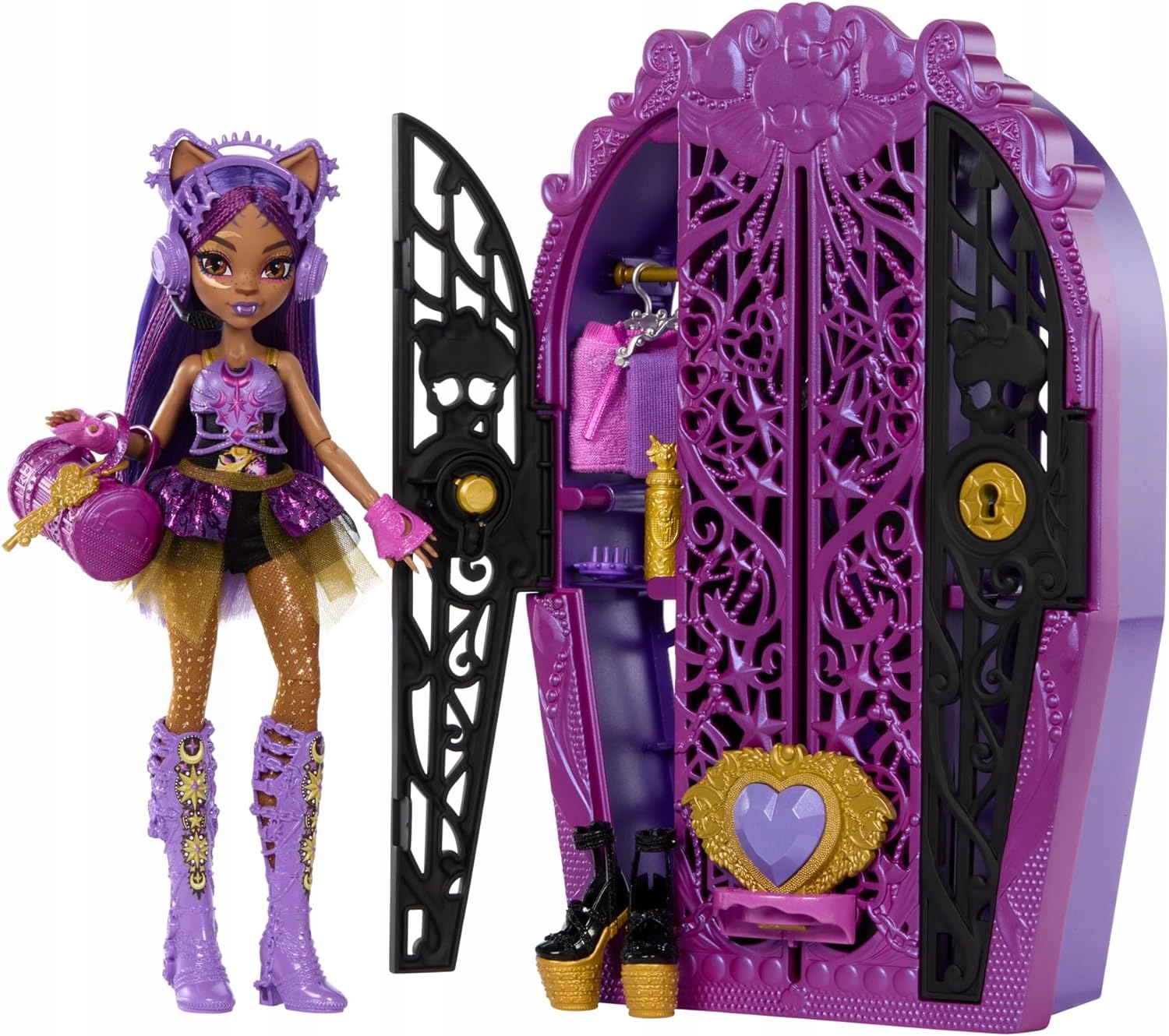 LALKA MONSTER HIGH STRASZYSEKRETY SERIA 4 POTWORNE ZAGADKI Clawdeen Wolf