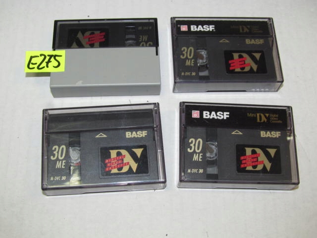 4 x KASETA MINI DV BASF M-DVC 30 - E275