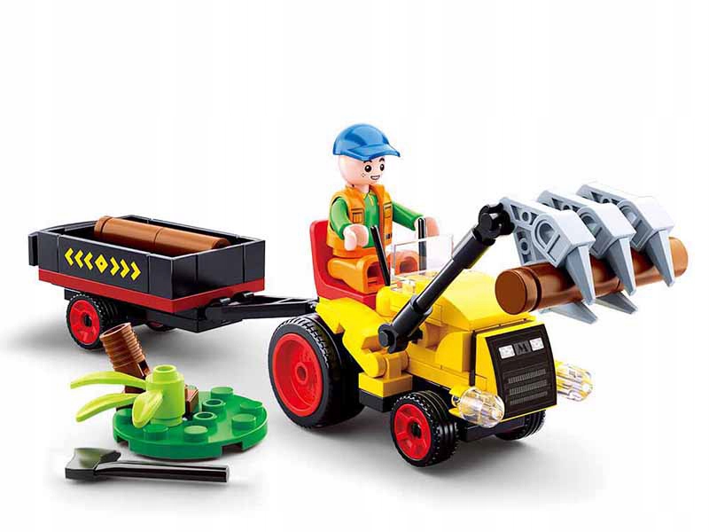 

Klocki Ciągnik Traktor rolniczy Sluban B0777 110el
