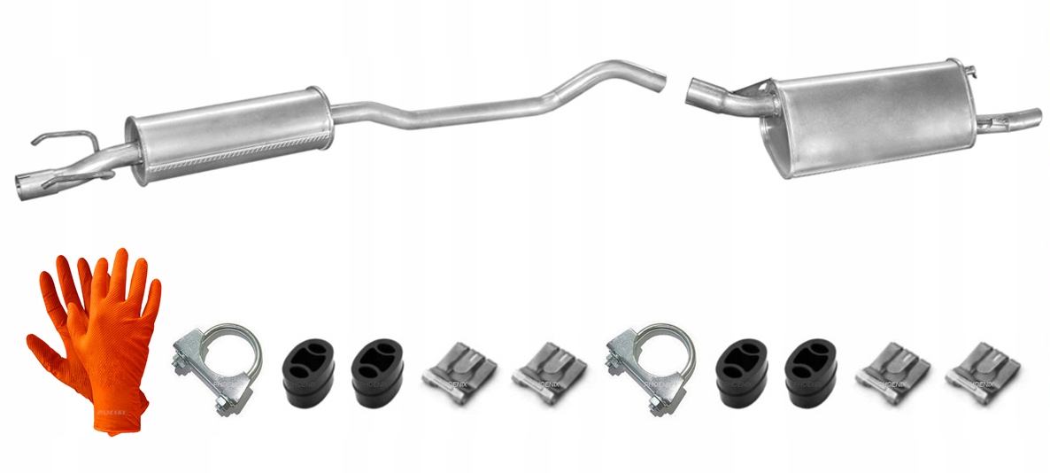 Opel Corsa B 1.2 1.4 1.5D 1.7D (1993-2000) Tlumič Koncový