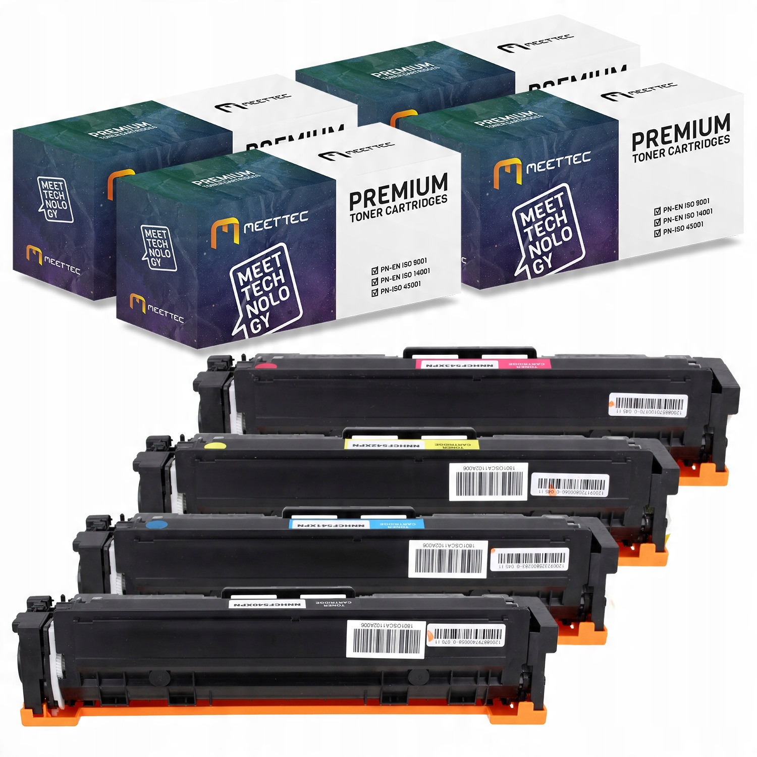 

Zestaw tonerów do Hp CF540X CF541X CF542X CF543X