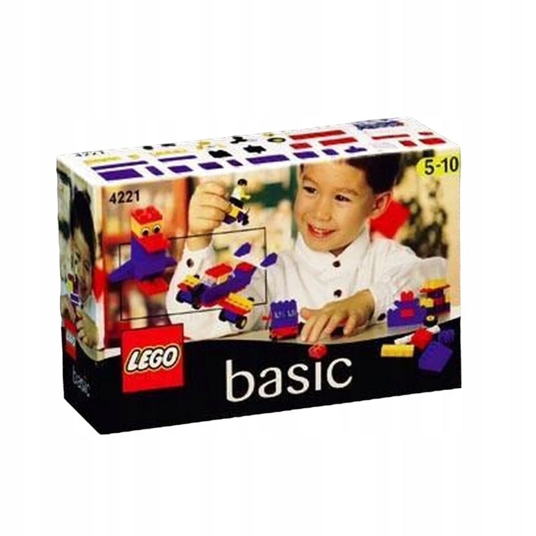 új LEGO Basic Building set 4221 egyedi MISB 1998 fakó csomagolás