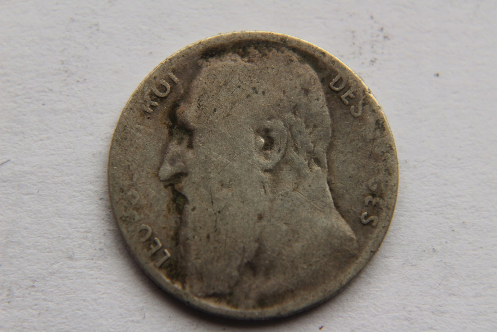 50 CENTIMES LEOPOLD 1901 R. BELGIA- SREBRO- CG937