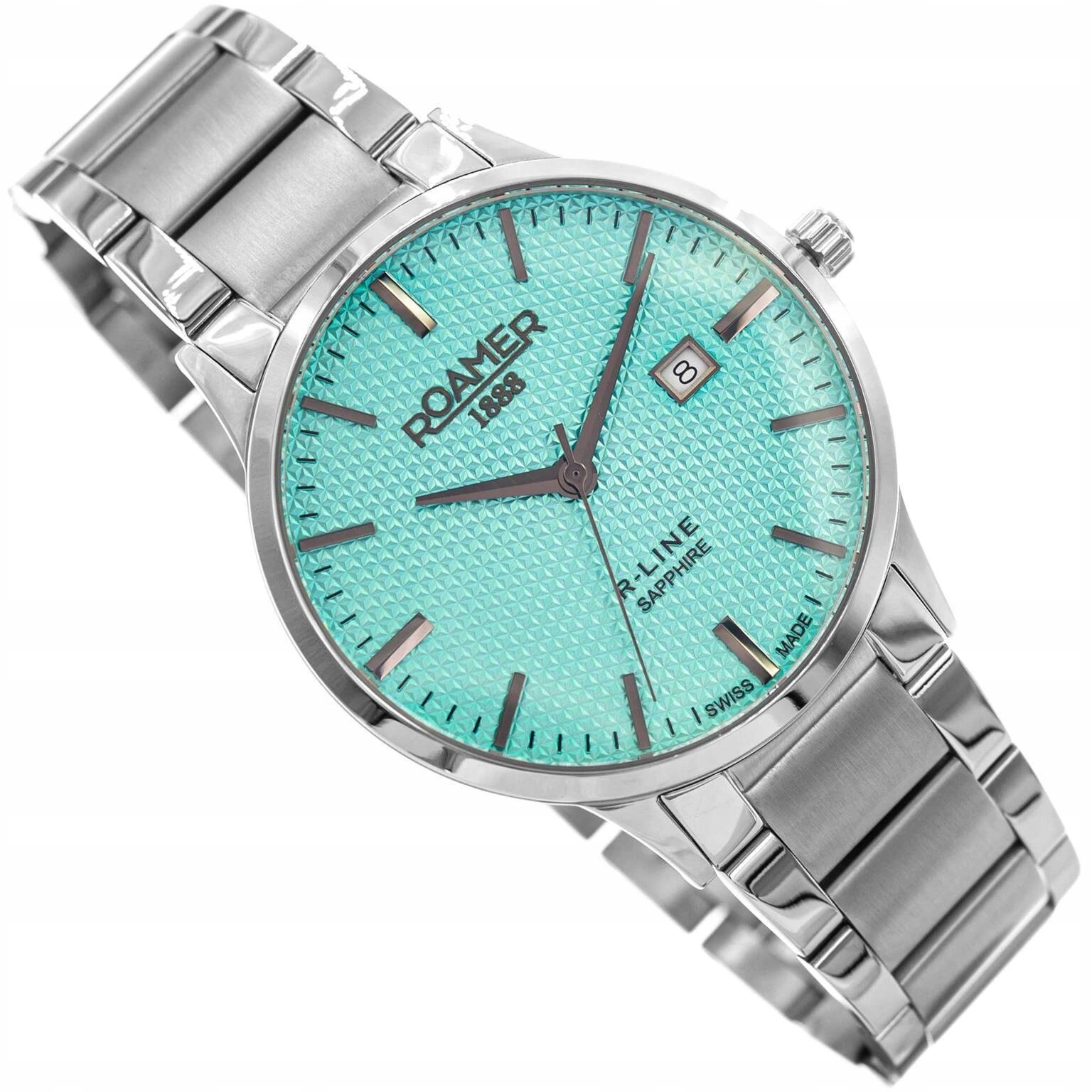 Pánské Hodinky Roamer 718833 41 05 20 R-line Stříbrné Safírové Sklo