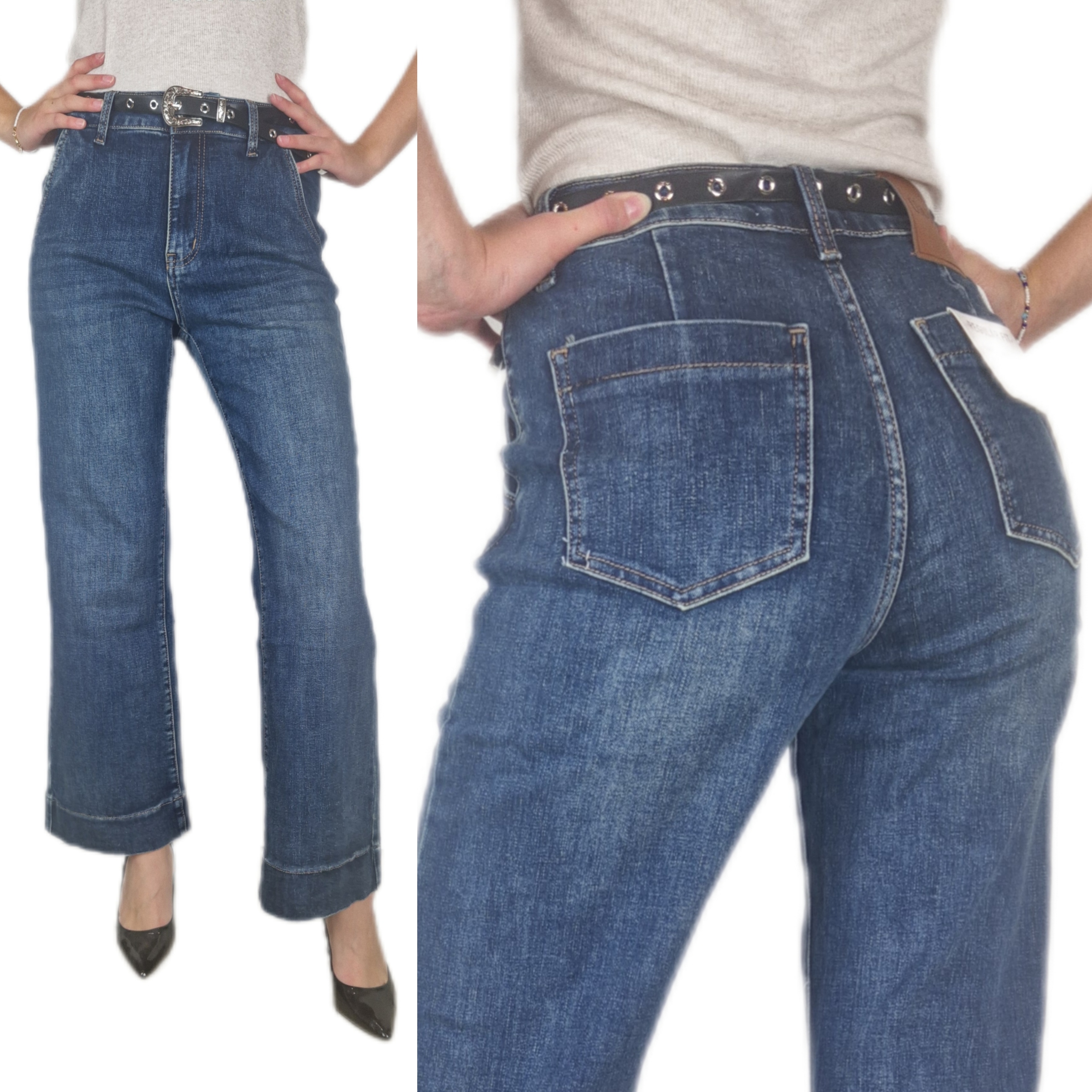 Klasické dámské kalhoty s rovnou nohavicí