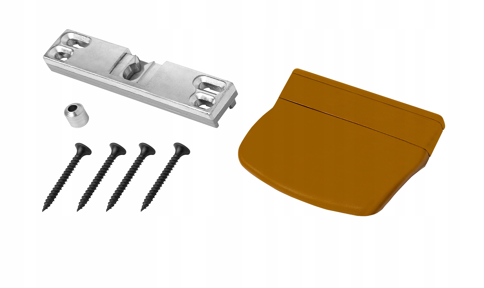 ZATRZASK BALKONOWY UCHWYT PALACZA POCHWYT ZŁOTY DĄB BRĄZ