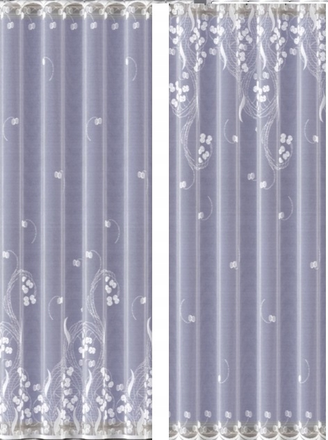 

Firanka żakard Vice versa kropki metraż Iwa 120cm