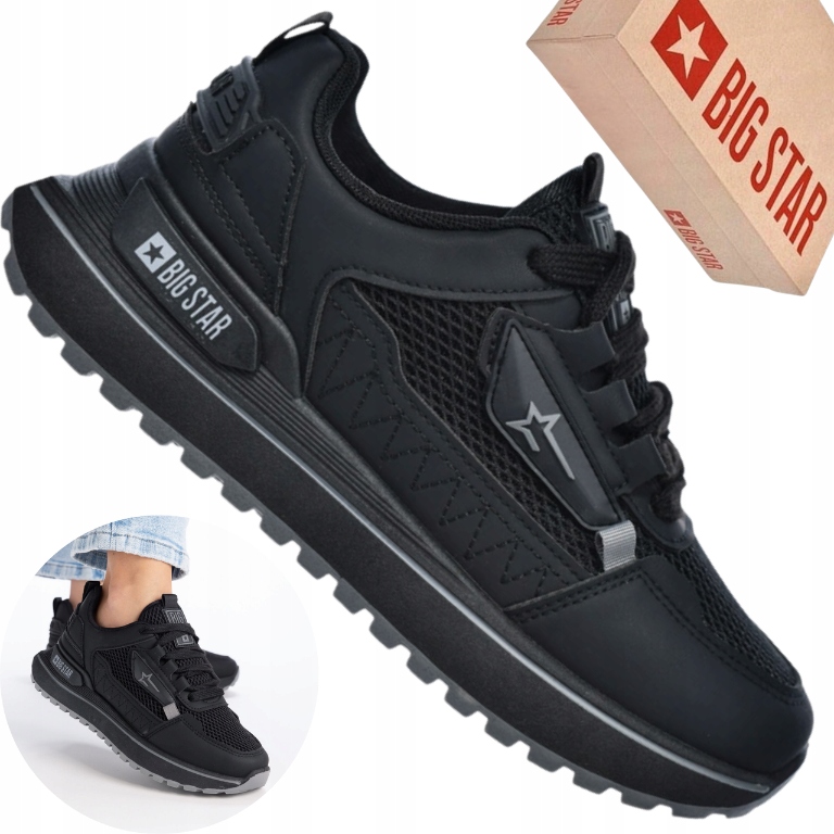 Buty damskie Big Star RR274A221 sneakersy czarne