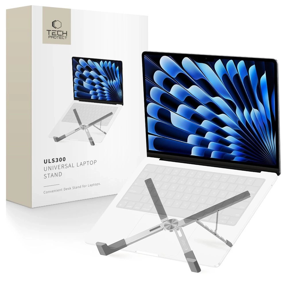 Podstawka Tech-Protect ULS300 na laptopa srebrna