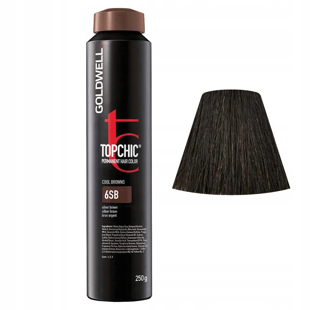 Barva Na Vlasy Topchic Permanentní Barva Na Vlasy 250 ML Odstín: 6SB