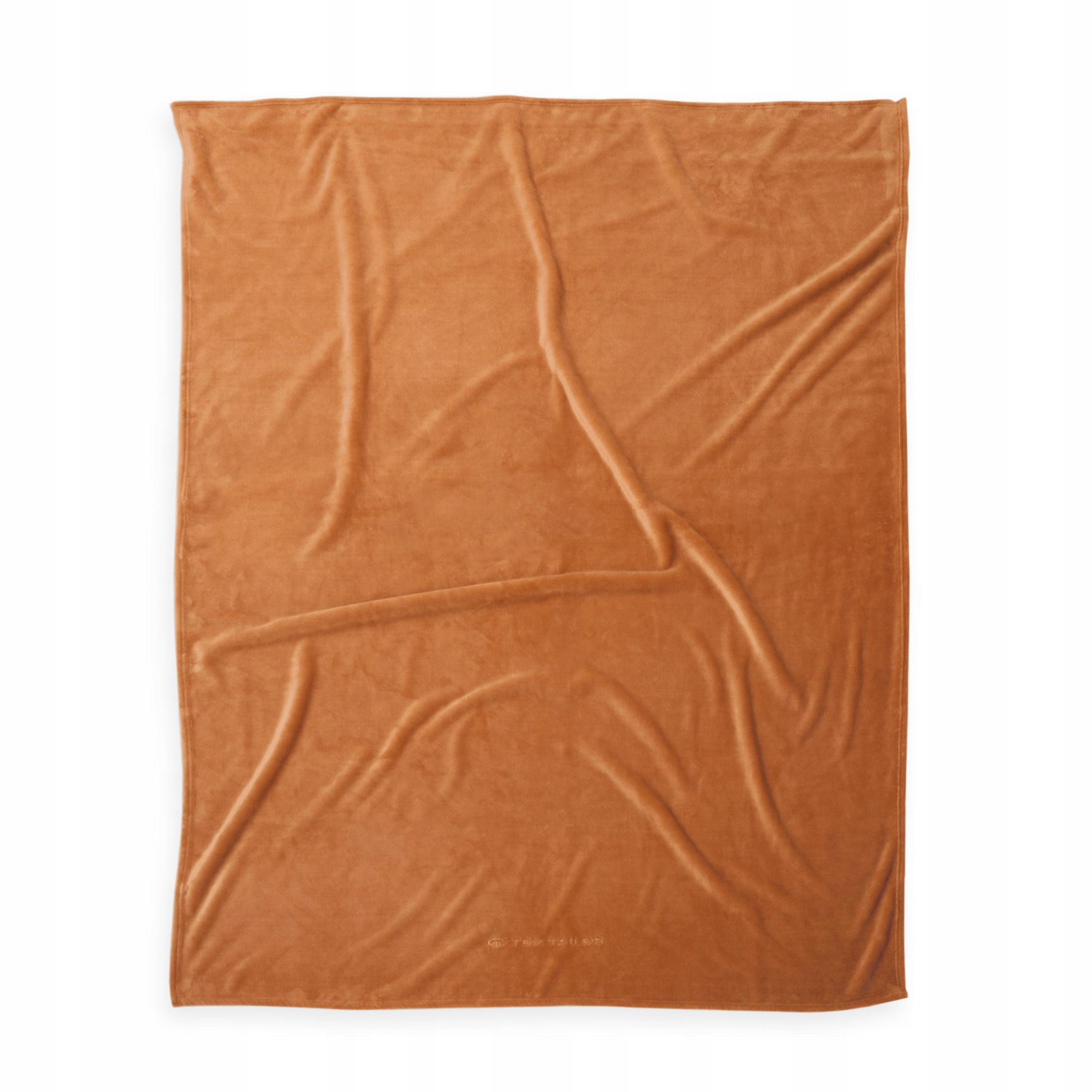Deka z mikrovlákna 150x200 Tom Tailor oranžová, jednobarevná